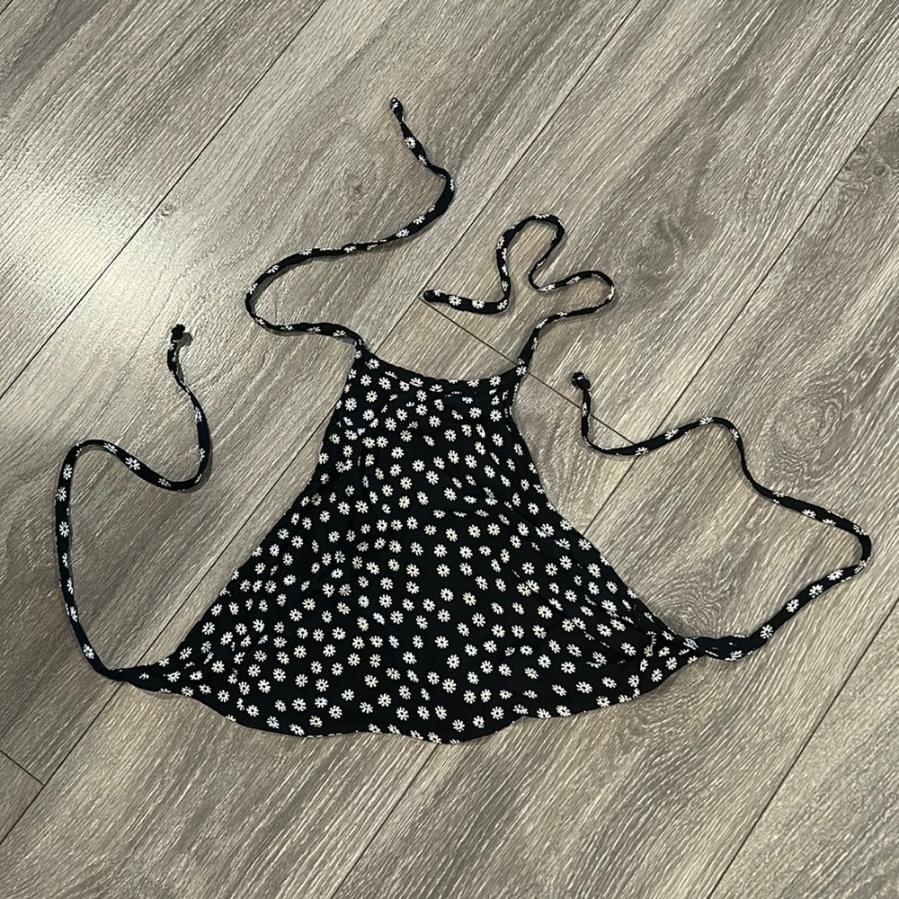 Brandy Melville Floral Halter Top